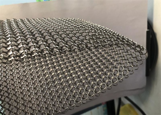 Stainless Steel Razor Wire Mesh Chain Mail Enforced Cut Resistant